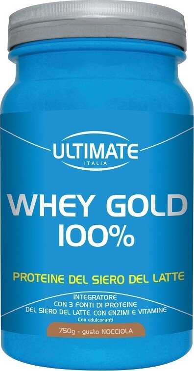 WHEY-GOLD-100%-NOCCIOLA-integratore-alimentare-in-polvere-750-g-Ultimate-Italia