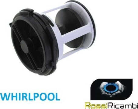 WHIRLPOOL -FILTRO TAPPO POMPA LAVATRICE - 481948058106 PER AWG - WT - WA - AWB Casa e cucina/Grandi elettrodomestici/Accessori e parti di ricambio/Ricambi e accessori per lavatrici/Pompe di scarico per lavatrici Rossi Ricambi - Venetico Marina, Commerciovirtuoso.it