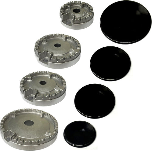 WHIRLPOOL IGNIS KIT 4 BRUCIATORI + PIATTELLI 4 FUOCHI PIANO COTTURA CUCINA GAS Casa e cucina/Utensili da cucina/Bruciatori da cucina Rossi Ricambi - Venetico Marina, Commerciovirtuoso.it