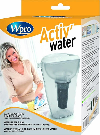Whirlpool Wpro Caraffa per Acqua Demineralizzata Activ Steam Water Carboni Attivi per Ferro da Stiro