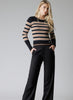 WHITE WHISE GIROCOLLO RIGHE CON LUREX WW18116 Moda/Donna/Abbigliamento/Maglioni e cardigan/Maglioni Kanal 32 - Santa Maria di Licodia, Commerciovirtuoso.it