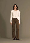 White Wise Pantalone A Zampa Punto Milano Ww18851 Moda/Donna/Abbigliamento/Pantaloni Kanal 32 - Santa Maria di Licodia, Commerciovirtuoso.it