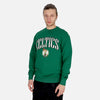 NEW ERA Felpa Leggera Girocollo Uomo Nba Arch Graphic Oversize Crew Boscel Kelly Green/white da uomo