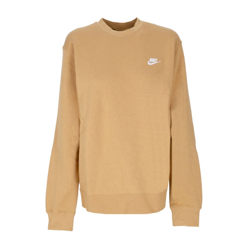 Nike Felpa Girocollo Uomo Club Crew Bb Elemental Gold/white da uomo