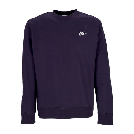 Nike Felpa Girocollo Uomo Club Crew Bb Cave Purple/white da uomo