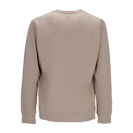 Nike Felpa Girocollo Uomo Club Crew Bb Khaki/white da uomo