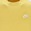 Nike Felpa Girocollo Uomo Club Crew Bb Vivid Sulfur/white da uomo