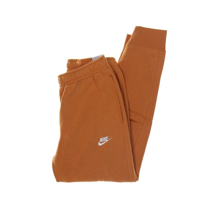Nike Pantalone Tuta Felpato Uomo Club Jogger Bb Hot Curry/hot Curry/white da uomo