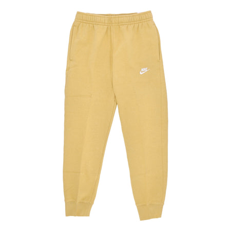 Nike Pantalone Tuta Felpato Uomo Club Jogger Bb Wheat Gold/wheat Gold/white da uomo
