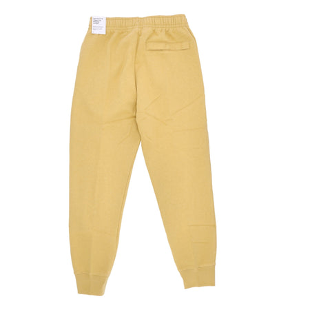 Nike Pantalone Tuta Felpato Uomo Club Jogger Bb Wheat Gold/wheat Gold/white da uomo