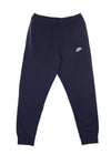 Nike Pantalone Tuta Leggero Uomo Club Jogger Midnight Navy/midnight Navy/white da uomo
