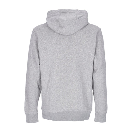 Nike Felpa Cappuccio Uomo Club Hoodie Pullover Gx Dk Grey Heather/matte Silver/white da uomo
