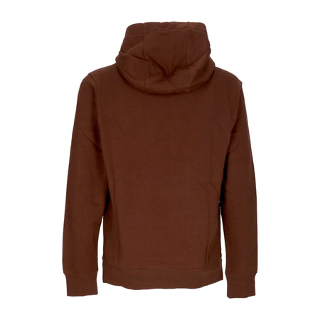 Nike Felpa Cappuccio Uomo Club Hoodie Pullover Gx Cacao Wow/cacao Wow/white da uomo