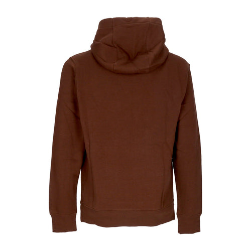 Nike Felpa Cappuccio Uomo Club Hoodie Pullover Gx Cacao Wow/cacao Wow/white da uomo