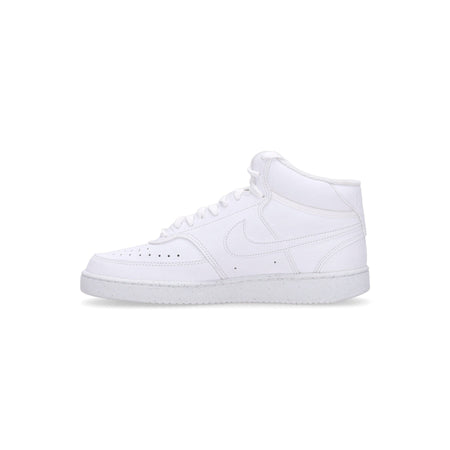 Nike Scarpa Bassa Uomo Court Vision Mid Next Nature White/white/white da uomo