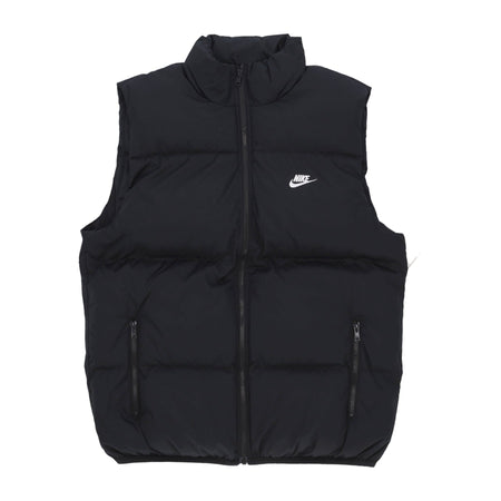 Nike Piumino Smanicato Uomo Club Puffer Vest Black/white da uomo