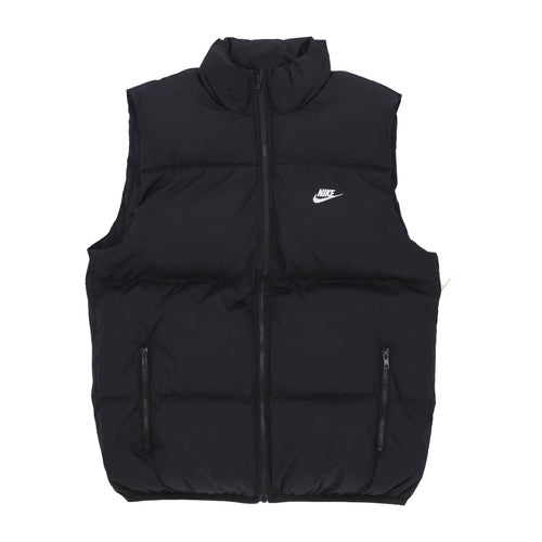 Nike Piumino Smanicato Uomo Club Puffer Vest Black/white da uomo