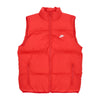 Nike Piumino Smanicato Uomo Club Puffer Vest University Red/white da uomo