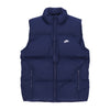 Nike Piumino Smanicato Uomo Club Puffer Vest Midnight Navy/white da uomo