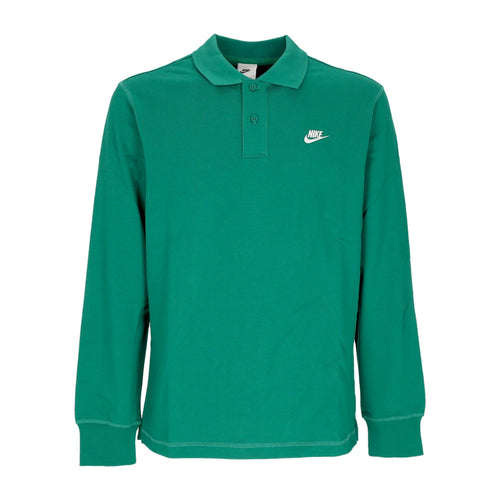 Nike Polo Manica Lunga Uomo Club L/s Polo Malachite/white da uomo