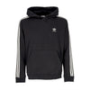 Adidas Felpa Cappuccio Uomo 3 Stripes Hoodie Black/white da uomo