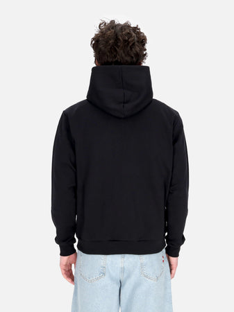 PHOBIA Felpa Leggera Cappuccio Uomo Lateral Lightning Print Hoodie Black/white da uomo