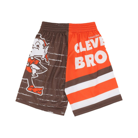 MITCHELL &amp; NESS Pantaloncino Tipo Basket Uomo Nfl Jumbotron 3.0 Shorts Clebro Multi/white da uomo