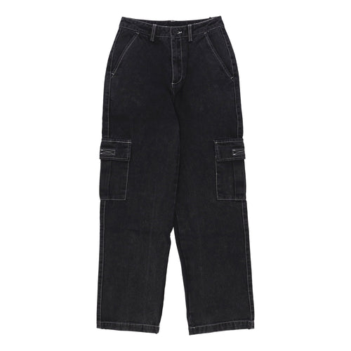 SANTA CRUZ Jeans Donna Nolan Cargo Slouch Pant Black Acid Wash/white da donna