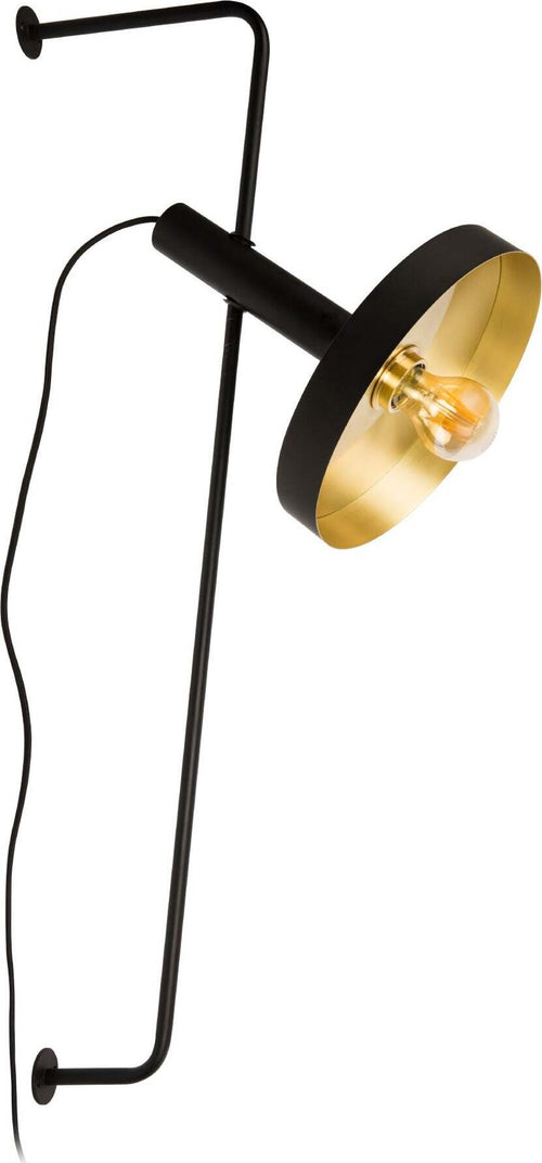 WHIZZ Lampada da parete nera/oro Illuminazione/Illuminazione per interni/Illuminazioni per pareti/Applique Led Mall Home - Napoli, Commerciovirtuoso.it