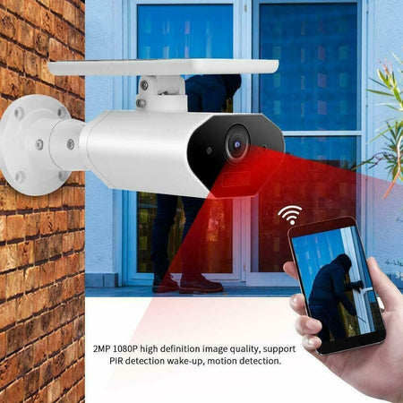 WIRELESS TELECAMERA IP WIFI PANNELLO SOLARE ESTERNO 1080P SICUREZZA CAMERA AUDIO Fai da te/Sicurezza e protezione/Sistemi di sicurezza domestica/Kit video per la sicurezza domestica/Videocamere di sorveglianza/Dom camera Zencoccostore - Formia, Commerciovirtuoso.it