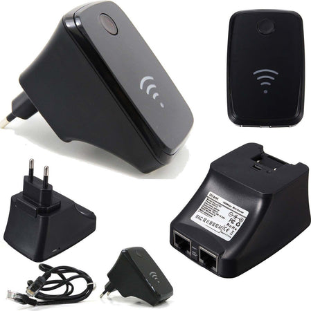 WIRELESS WIFI 300 Mbps ROUTER RIPETITORE 2.4GHZ WPS EXTENDER 802.11N LAN UNT02  Trade Shop italia - Napoli, Commerciovirtuoso.it