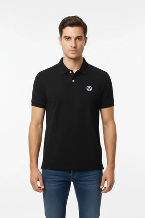 Polo North&Sails per uomo a manica corta cotone 100% due bottoni