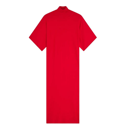 SEMICOUTURE vestiti casual donna semicouture - charlene - rosso da donna