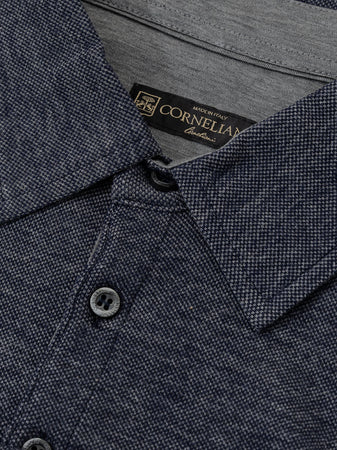 Corneliani Polo Blu 4 bottoni da uomo