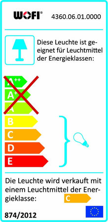 Wofi-4360.06.01.0000---Lampada-da-paretecromata-a-6-luci,-larghezza:-24-cm,-altezza:-44-cm,-sporgenza:-7-cm-[Classe-di-efficienza-energetica-C]