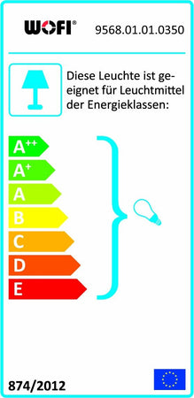 Wofi-9568.01.01.0350---Lampada-a-soffitto,-1-luce,-altezza:-24-cm,-diametro-35-cm,-cromata-[Classe-di-efficienza-energetica-A++]