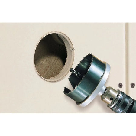 Set di seghe a tazza progettate per creare fori circolari su legno e plastica