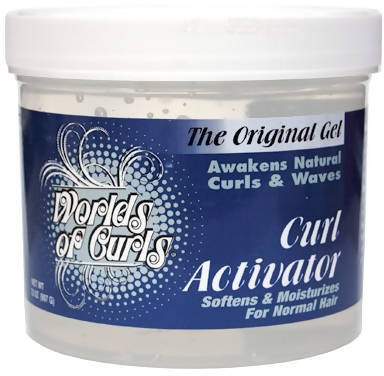 Worlds of Curls Activator Gel Definition, Shape and Control 907 G Gel per Capelli Afro Gel per Styling Dei Capelli