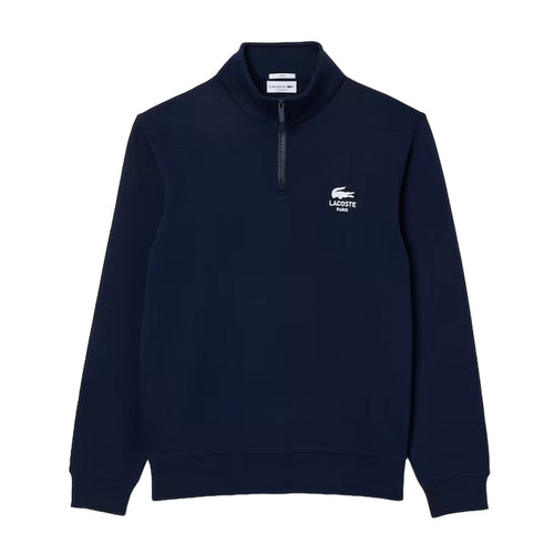 Lacoste felpe senza cappuccio uomo lacoste - sweatshirt - blu da uomo