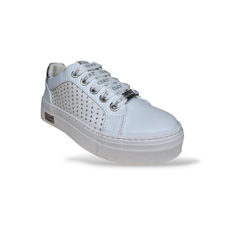 Sneakers Bambina Bianche Eleganti Cult T-502 - Cerimonia Comunione 33-40
