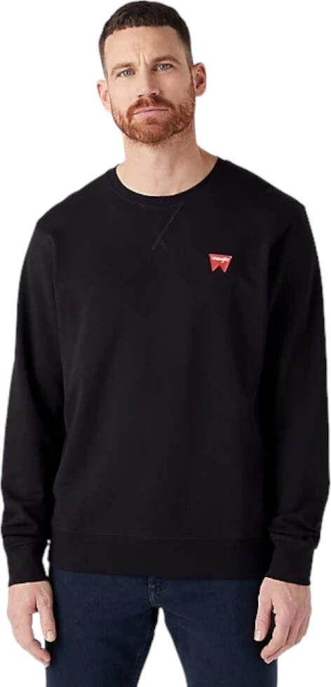 Wrangler-felpa-nera-Sign-off-W661I3101