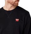 Wrangler-felpa-nera-Sign-off-W661I3101