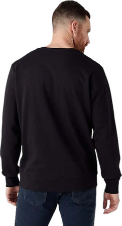 Wrangler-felpa-nera-Sign-off-W661I3101
