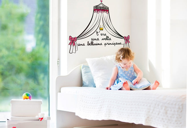 C'Era Una Volta Una Principessa (68 X 98 Cm) Wallskin