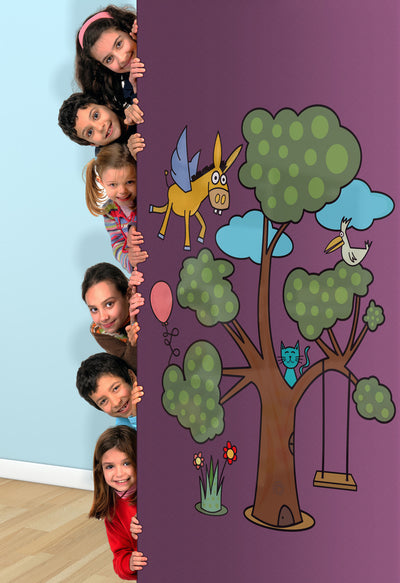 Un Albero Davvero Magico (68 X 98 Cm) Wallskin