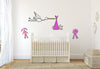 La Cicogna Bimba (68 X 98 Cm) Wallskin