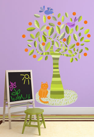 L'Albero Verde (68 X 98 Cm) Wallskin