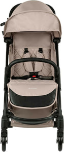 KIKKABOO Passeggino Cloe - colore BEIGE - telaio in alluminio, Pieghevole, omologato fino a 22 kg, Passeggino 0+ Mesi fino 22 Kg - Passeggino Leggero con Chiusura Compatta, Schienale Reclinabile e Regolabile, Poggiagambe