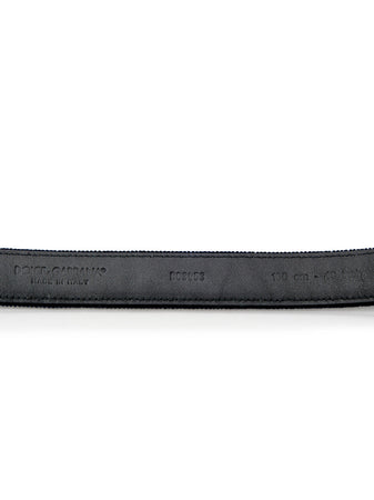 Dolce &amp; Gabbana Cintura in Suede Blu Scuro da uomo