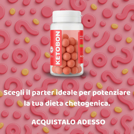 Ketobon Keto Caramelle Dimagranti Brucia Grassi Forte Per Dimagrire Dieta Chetogenica Con Arginina E Aceto Di Mele 60pz